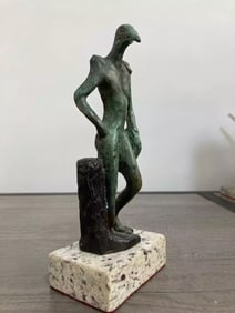 SALVADOR DALI "BIRD MAN" BRONZE SCULPTURE SIGNED AND NUMBERED