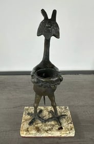LEONORA CARRINGTON " LA OFRENDA " BRONZE SCULPTURE SIGNED AND NUMBERED