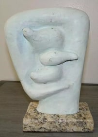 ISAMU NOGUCHI BRONZE SCULPTURE " NOODLE " SIGNED AND NUMBERED