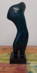 JEAN ARP " FEMME " BRONZE SCULPTURE SIGNED AND NUMBERED