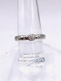 LDS. DESIGNER 0.33 CTW DIAMOND PLAT WED BAND BY: CHRISTIAN BAUER