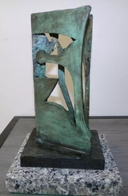 PABLO PICASSO BRONZE SCULPTURE " MALE " SIGNED AND NUMBERED