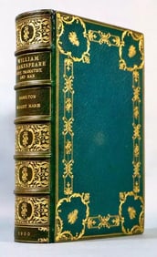 1900 William Shakespeare Poet Dramatist and Man #68 of 150 Bound by Riviere 10"