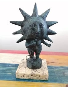 SERGIO BUSTAMANTE Signed Bronze Art Sculpture~Edition Of /100~(9 1/4" X 6 3/4" X 2 1/2")