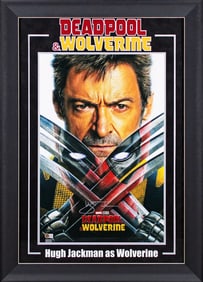Hugh Jackman Signed & Framed 16"x24" Deadpool & Wolverine Photo (Beckett LOA)