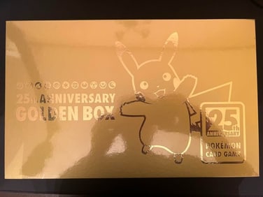 Unopened Pokemon card game sword & shield 25th ANNIVERSARY GOLDEN BOX Japan Ver.