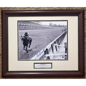 Ron Turcotte Signed Framed Photo (BAS COA)
