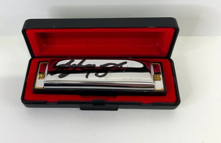 STEVEN TYLPER Signed Autograph Harmonica JSA COA AEROSMITH