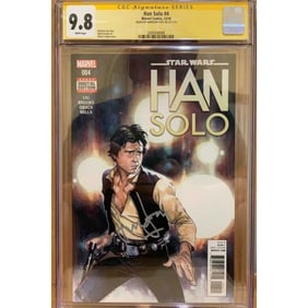 Han Solo #4 CGC 9.8 Signed by Harrison Ford Star Wars Signature Series Marvel