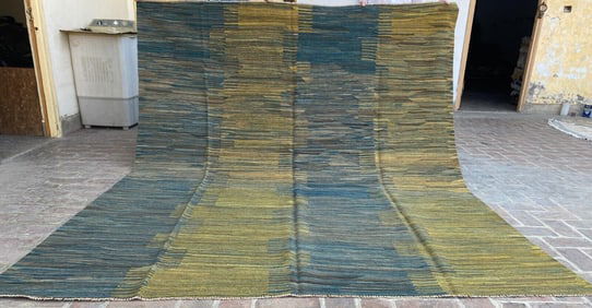 8x10 Handwoven Afghan Modern Oriental Kilim Rug Turkish Antique Wool Area Kilim