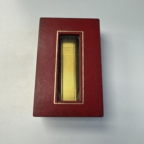 Vintage Cartier Lighter Beautiful Rounded Design Gold Plated "WORKING"