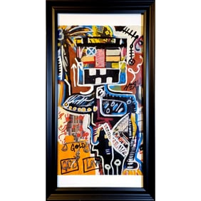 CORBELLIC EXPRESSIONISM 10X20 NO WAR GENERAL CONTEMPORARY CANVAS COLLECTIBLE ART