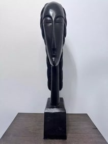AMADEO MODIGLIANI " FEMALE III " BRONZE SCULPTURE SIGNED & NUMBERED