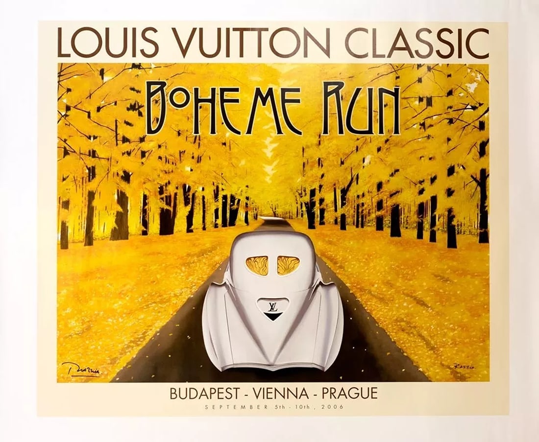 LOUIS VUITTON BOHEME RUN 2006 POSTER ORIGINAL HAND SIGNED BY RAZZIA MED FORMAT: Condition: Used: An item that has been used previously.,Artist: Razzia,Unit of Sale: Single Piece,Signed By: Razzia,Signed: Yes,Color: Green,Date of Creation: 2006,Certificate of Authenticity (COA): Y