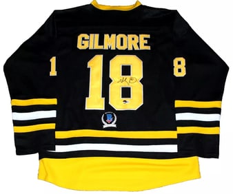 ADAM SANDLER SIGNED HAPPY GILMORE MOVIE BOSTON BRUINS HOCKEY JERSEY BECKETT