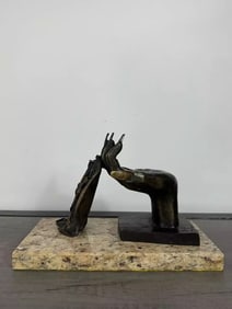 SALVADOR DALI Signed Bronze Art Sculpture~Edition Of /350~(6 " X 8" X 4 3/4")