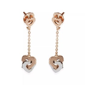 Cartier C de Cartier Vintage Earrings (Rose & White Gold)