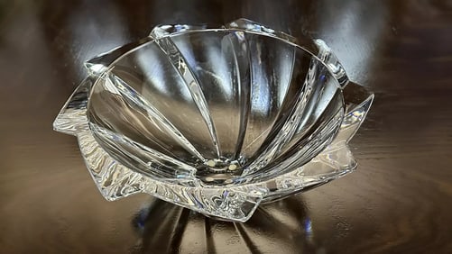 Baccarat Crystal Glass Bowl~(5"H x 10"D)