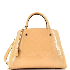 Louis Vuitton Montaigne Handbag Monogram Vernis MM