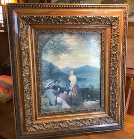 1800s ORNATE VICTORIAN GOLD GILDED 32?? OAK FRAME FITS 16??x20