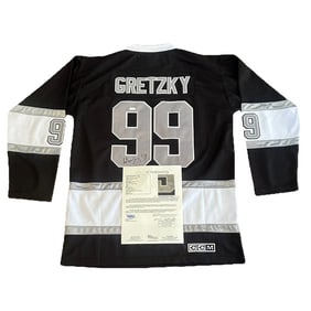 Wayne Gretzky Signed Autographed Los Angeles Kings Jersey JSA LOA