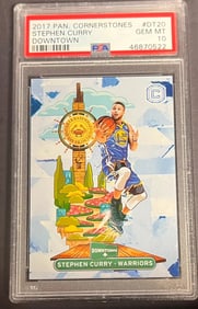 2017 Pan. Cornerstones Stephen Curry Downtown #DT20 PSA 10