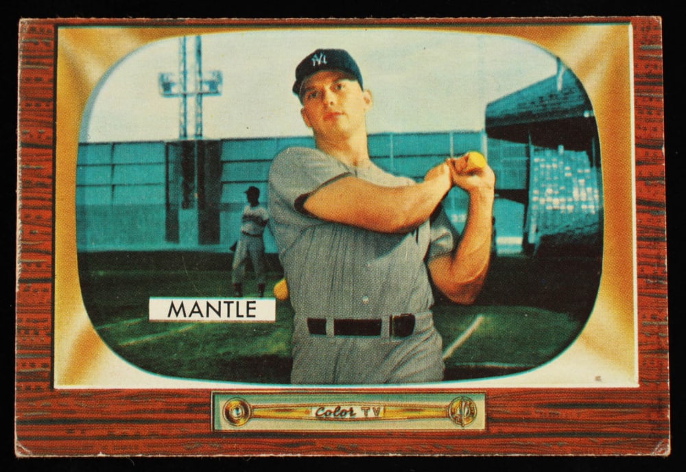 Mickey Mantle 1955 Bowman #202 (1 of 1)