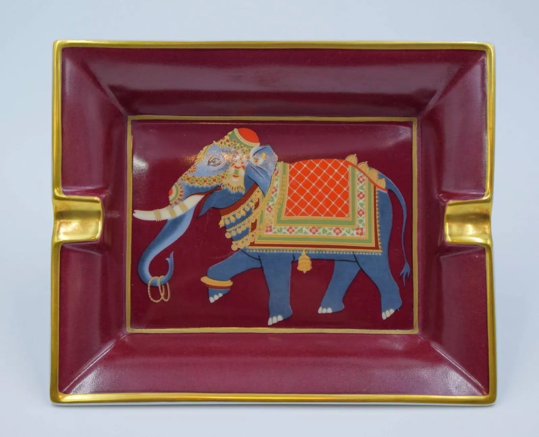 Vintage Hermes Elephant Ashtray, Circa 1940's (1 of 9)