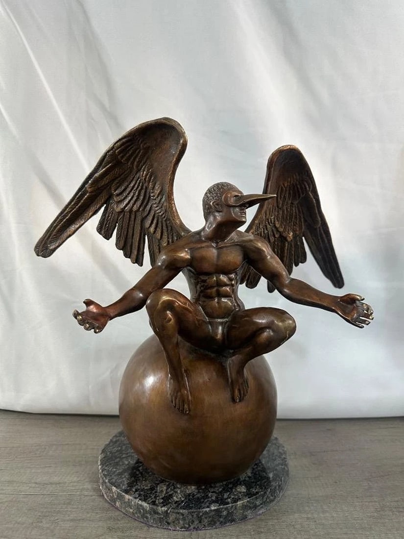 JORGE MARIN " VIGILANT VII " BRONZE SCULPTURE SIGNED (1 of 6)