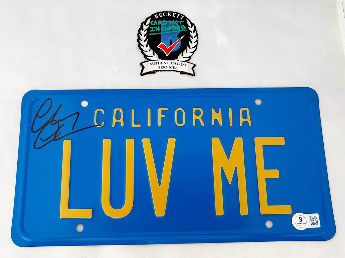 Chevy Chase Signed License Plate Caddyshack PSA/DNA 2 COA (1 of 1)