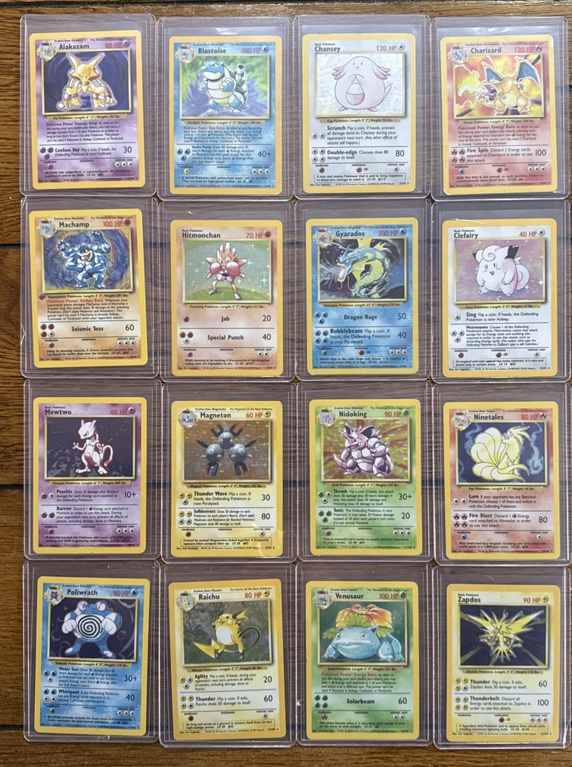 Base Set 102/102 1999 100% Complete Vintage Pokemon Master Set With Charizard (1 of 2)