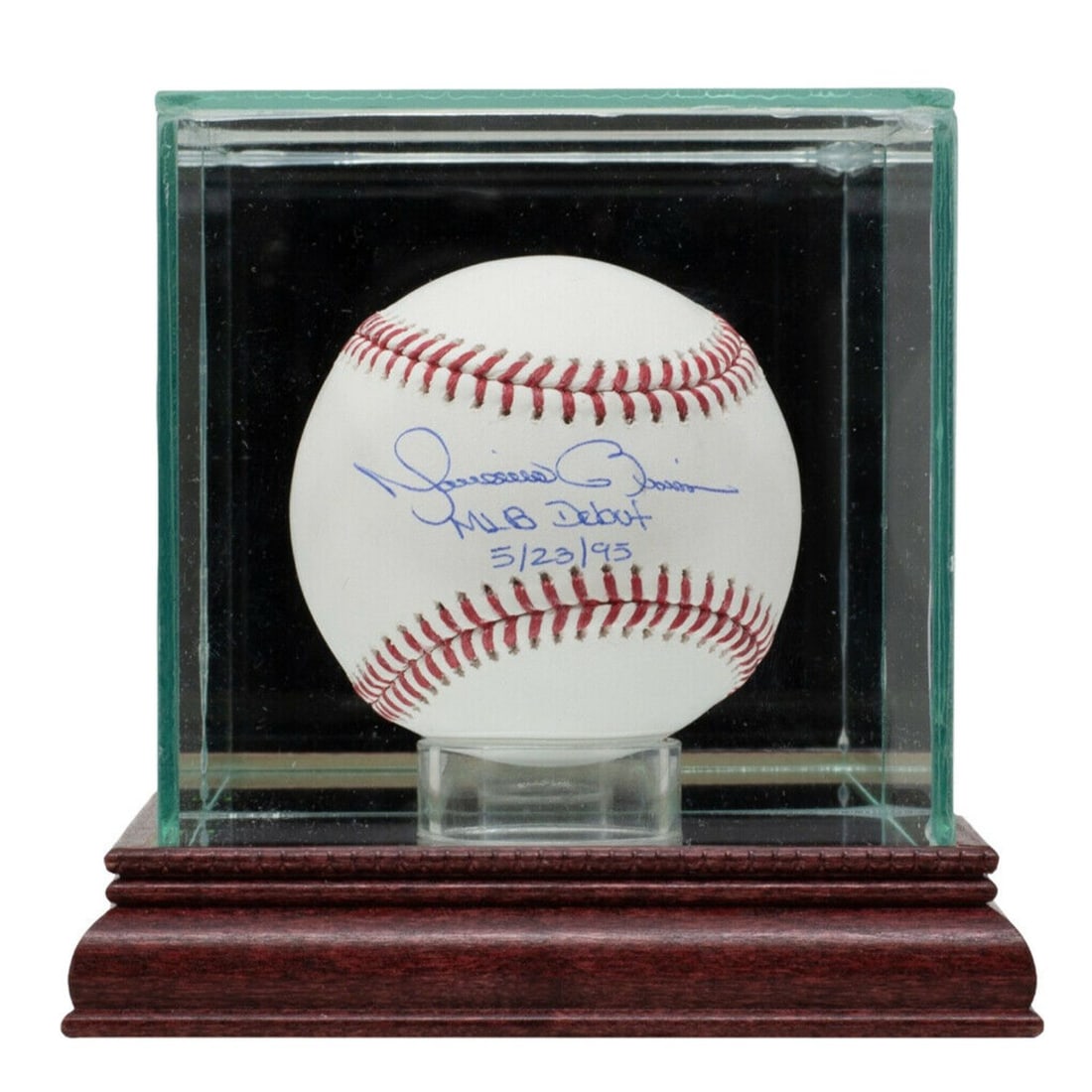 Mariano Rivera Signed New York Yankees MLB Baseball MLB Debut 5/23/95 w/Case JSA (1 of 2)