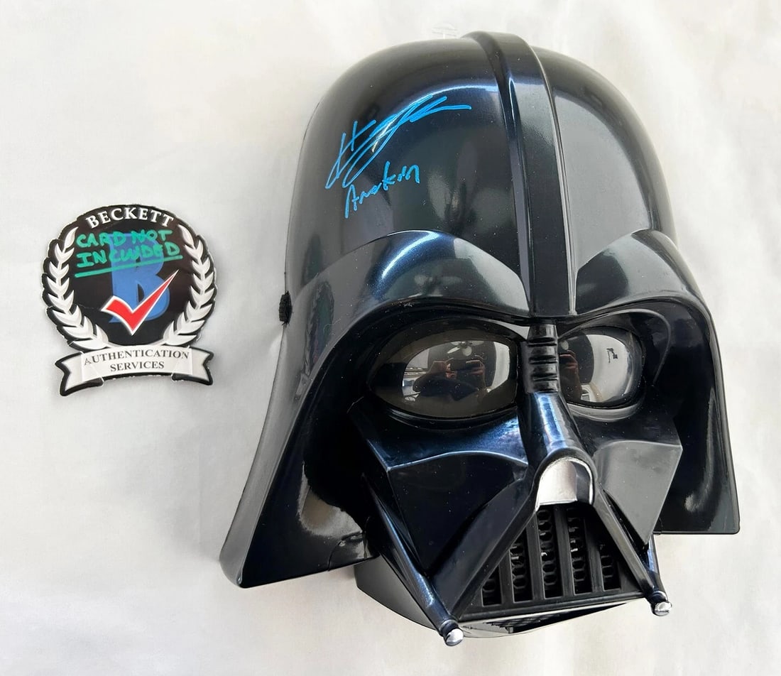 Hayden Christensen Signed Mask Anakin Darth Vader Beckett BAS 5 COA (1 of 1)