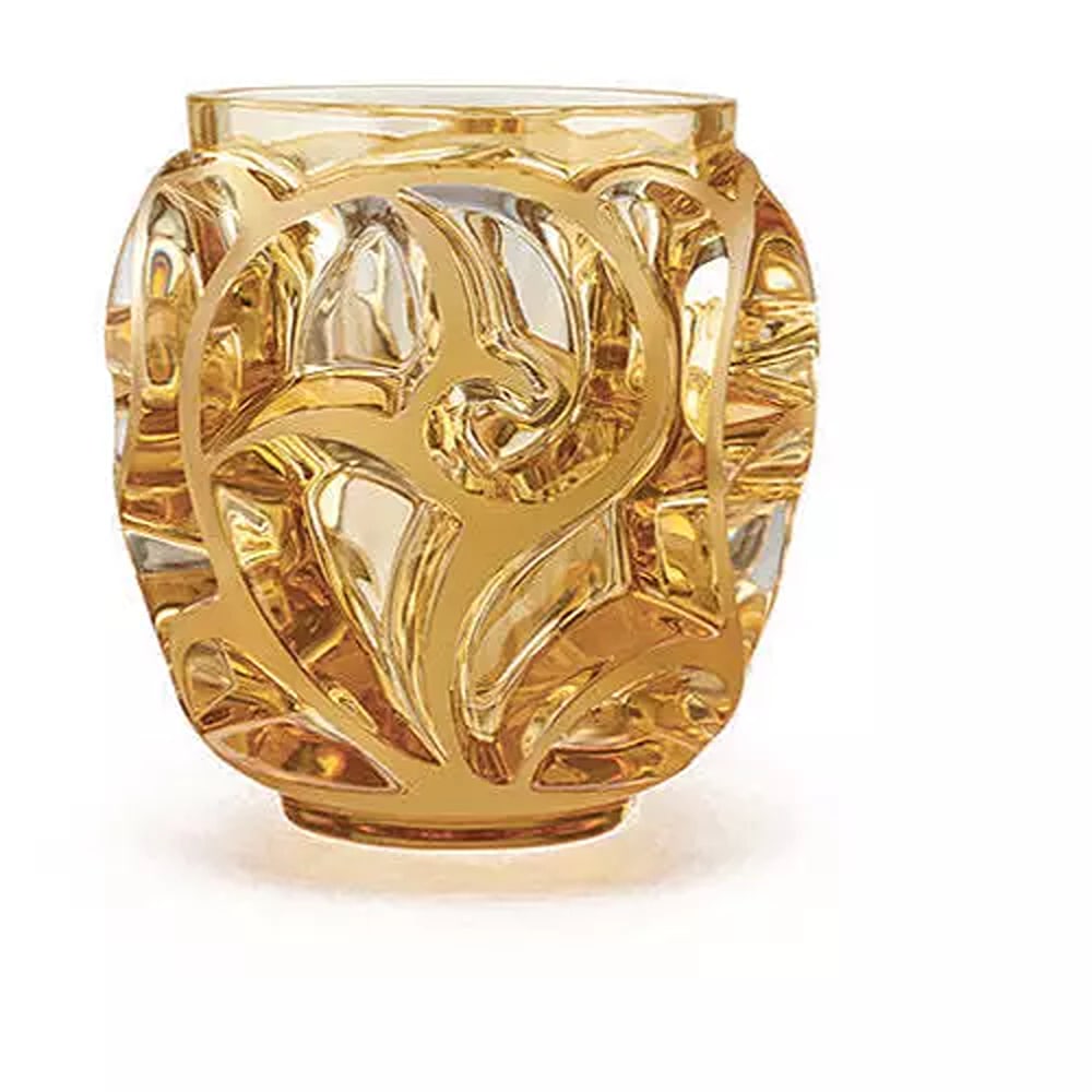 Lalique Crystal Tourbillons Art Glass Vase: Dimensions: H 12.6 cm x D 12.2 cm. Condition: New: A brand-new, unused, unopened, undamaged item in its original packaging (where packaging is applicable). Packaging should be the same as what is foun