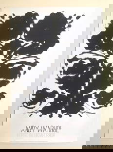 ANDY WARHOL FOUNDATION LITHOGRAPH PRINT POP ART POSTER "RORSCHACH INK BLOT" 1984: Condition: New: A brand-new, unused, unopened, undamaged item (including handmade items). See the seller's listing for full details. ,Width (Inches): 24 1/2",Listed By: Dealer or Reseller,Subject: Fam