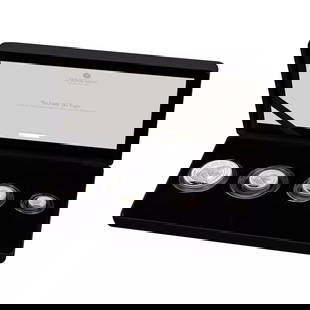 2024 G. Britain Silver Mercanti's Lion and Eagle Fractional 4 Coin Set OGP & COA: Coin: Mercanti's Lion and Eagle,Composition: Silver,Year: 2024,Fineness: 0.999,Strike Type: Proof,Grade: Ungraded,Precious Metal Content per Unit: 1.85oz,Country/Region of Manufacture: United