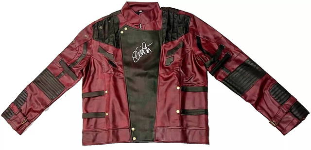 Chris Pratt Star Lord Signed Jacket Guardians Of The Galaxy Beckett Witnessed: Industry: Movies,Movie: Guardians Of The Galaxy,Signed by: Chris Pratt,Signed: Yes,Autograph Authentication: Beckett,Original/Reproduction: Original