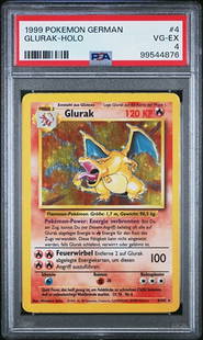 1999 Pokemon German #4 Glurak Holo PSA 4 Charizard: Condition: Graded - PSA 4: Professionally graded ,Graded: Yes,Game: Pokémon,Card Name: Glurak-Holo,Character: Glurak-Holo,Manufacturer: Pokemon,Set: 1999 Pokemon German,Card Number: 4,Type:
