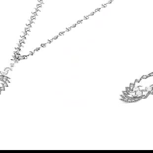 Chopard Happy Diamonds Round Pendant Necklace 18K White Gold with Diamonds and 3: Measurements: Length: 16.75 ", Pendant Length: 17.85 mm, Pendant Width: 11.45 mm. Condition: Pre-owned,Brand: Chopard,Main Stone: Diamond,Metal: 18K White Gold,Metal Purity: 18K,Style: Pendant,Type: