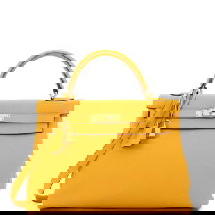 Hermes Kelly Handbag Yellow Togo with Gold Hardware 32: Descriptions: Brand:RolexModel:DatejustReference:16013Gender:Men'sCase Diameter:36mm Features: Dial:Rolex Dial with Added Roman Hour MarkersBezel:Custom 18K Yellow Gold Sapphire Diamond