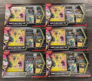 Pokemon Iono's Bellibolt EX Premium Collection CASE (6 BOXES) Factory Sealed!: Condition: New/Factory Sealed: A brand-new, unused, unopened, undamaged item (including handmade items). See the seller's listing for full details. ,Game: Pokémon TCG,Card Name: 7,Character: Aayla