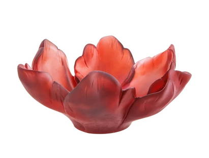 NEW DAUM CRYSTAL NUMBERED ED. RED TULIP BOWL SMALL NIB: Condition: New: A brand-new, unused, unopened, undamaged item in its original packaging (where packaging is applicable). Packaging should be the same as what is found in a retail store, unless the