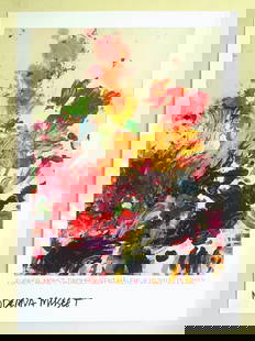 CY TWOMBLY ABSTRACT EXPRESSIONIST PRINT MODERNA MUSEET LARGE EXHIBITION POSTER: Condition: New: A brand-new, unused, unopened, undamaged item (including handmade items). See the seller's listing for full details. ,Size: Large (up to 60in.),Artist: Cy Twombly,Style:
