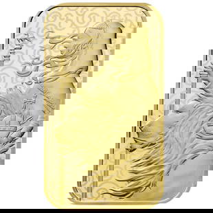 Great Britain The Great Engravers Una and The Lion 1oz Gold Bar: Coin: Una and the Lion,Composition: Gold,Fineness: 0.9999,Grade: Ungraded,Precious Metal Content per Unit: 1 oz,Country/Region of Manufacture: United Kingdom,Total Precious Metal Content: 1