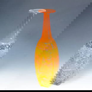 Vintage Glass Vase Rio Designed by Kijell Engman for Kosta Boda: Condition: Used,Brand: ArtGlass,Type: Vase