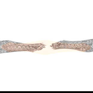 An Art Deco Diamond Bar Pin in Platinum: c. 1920, platinum bar pin featuring an Old European cut diamond weighing approx. 0.40 carats with an average color grade of F - G and an average clarity grade of VS set in the center in octagonal