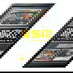 Back to the Future Signed Biff Tom F. Wilson Movie Car License Plate Framed BAS: Signed: Yes,Industry: Movies,Movie: Back to the Future,Signed by: Tom F. Wilson,Autograph Authentication: Beckett,Object Type: Photograph,Original/Reproduction: Original