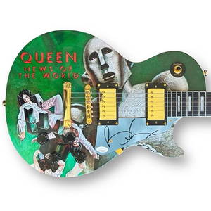 Brian May Signed Guitar Custom Graphics JSA COA Queen Bohemian Rhapsody