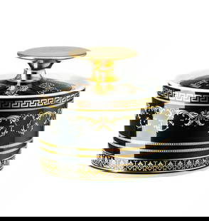 Versace Rosenthal Virtus Gala Black Sugar Bowl -: Condition: New: A brand-new, unused, unopened, undamaged item in its original packaging (where packaging is applicable). Packaging should be the same as what is found in a retail store, unless the