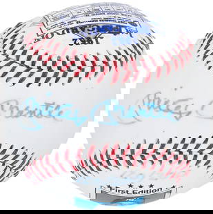 Mickey Mantle Signed 1952 Topps Rookie Card Commemorative Baseball Beckett COA: Sport: Baseball,Player: Mickey Mantle,Signed: Yes,Original/Reprint: Original,Autograph Authentication: Beckett Authentication Services (BAS),Product: Ball,Team: New York Yankees
